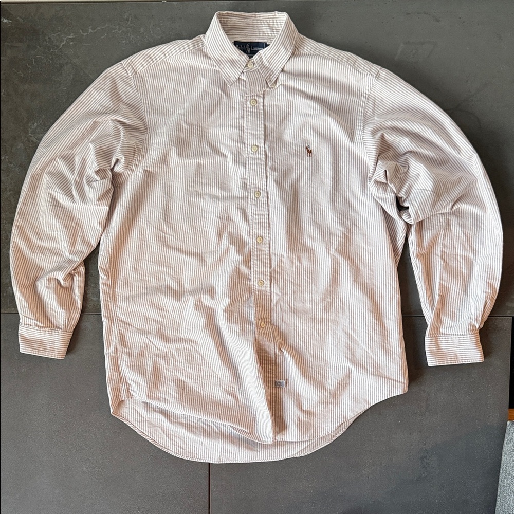 Men's Striped Button-Down Shirt